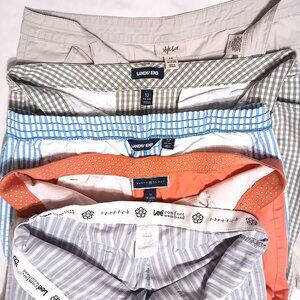 Bundle of 5 Women’s Shorts | Size 12 / Medium | Lands’ End, Lee, Style & Co, etc